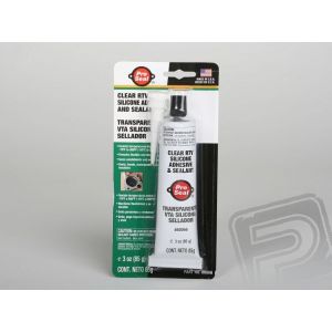 Clear RTV 85g (3oz.) Čirý silikonový lepící tmel