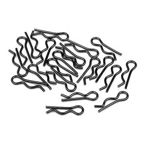 Sponky karoserie 4mm Černé (20ks)