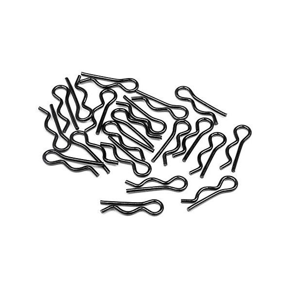 Sponky karoserie 4mm Černé (20ks)