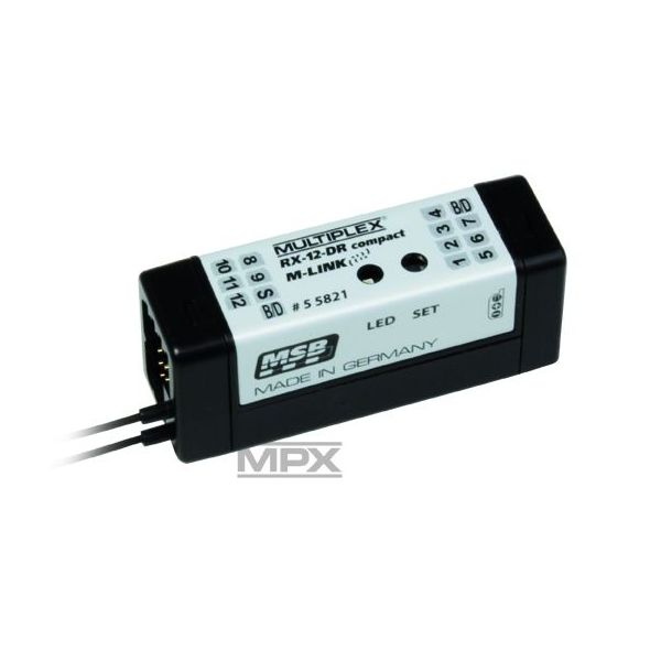 55821 Přijímač RX-12 DR compact M-LINK 2,4GHz