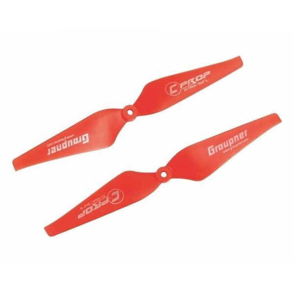 Graupner COPTER Prop 10x4 pevná vrtule (2ks.) - červené
