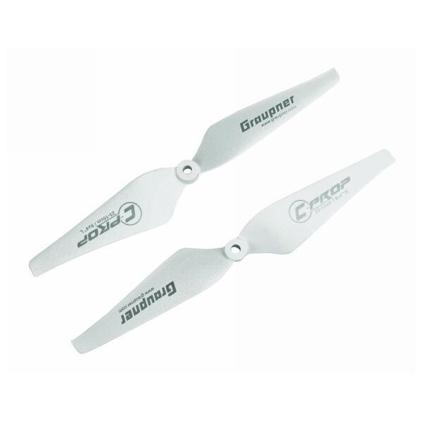 Graupner COPTER Prop 9x4 pevná vrtule (2ks.) - bílá