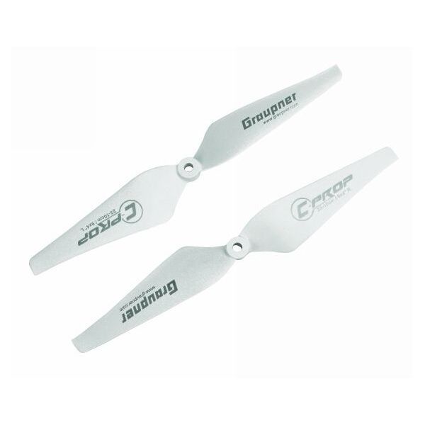 Graupner COPTER Prop 9x4 pevná vrtule (2ks.) - bílá