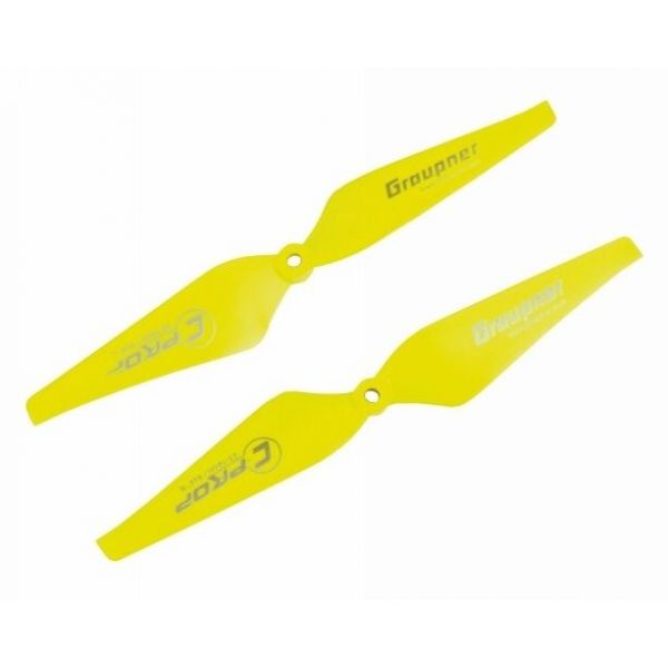 Graupner COPTER Prop 9x4 pevná vrtule (2ks.) - žluté