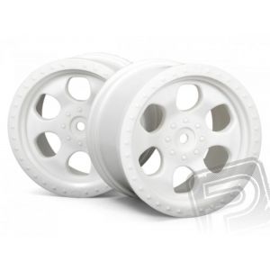 Paprskové disky bílé (83 x 56 mm) - 2 ks