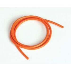 Silikonový kabel 4,1qmm, 11AWG, 1metr, oranžový