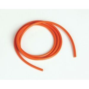 Silikonový kabel 2,6qmm, 13AWG, 1metr, oranžový