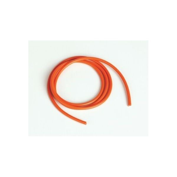 Silikonový kabel 2,6qmm, 13AWG, 1metr, oranžový