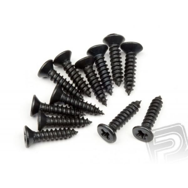 Samořezný šroub se záp. hlavou M2,6x12mm (12 ks)