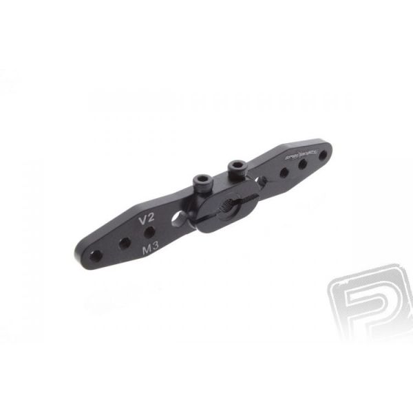 Servo páka 63,5mm oboustranná 24zubů(černá), pro serva H