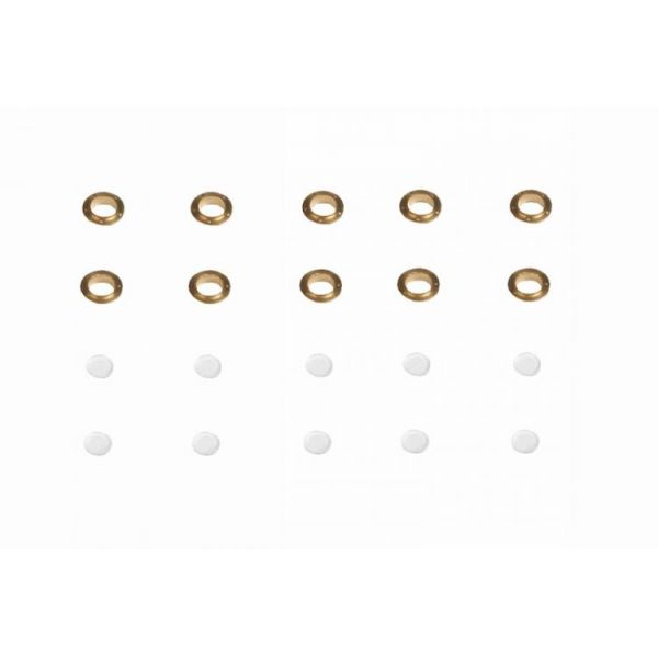 Světlíky s nýty, 10ks. - 9mm