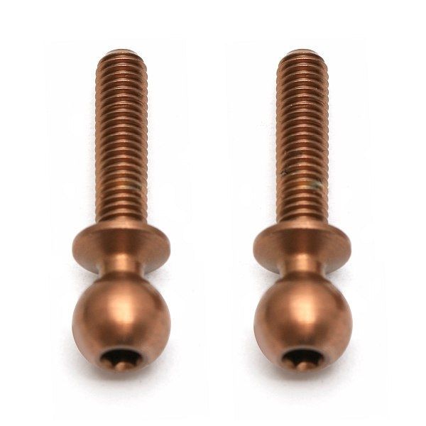 FT TiN kulové čepy, 12 mm délka závitu, 2 ks.