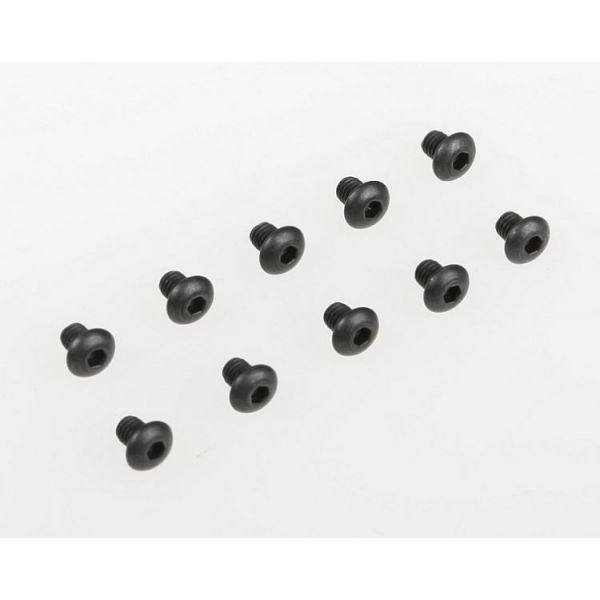 M2,5x3mm šroub s imbusouvou půlkulatou hlavou, 10ks.