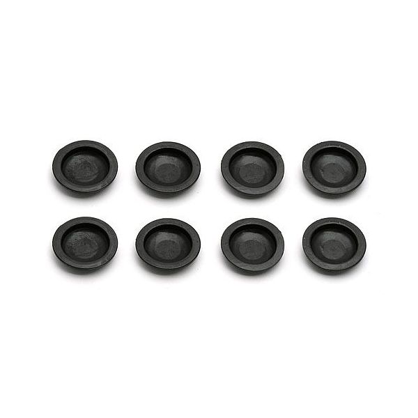 RC8, 16mm gumové čepičky tlumičů