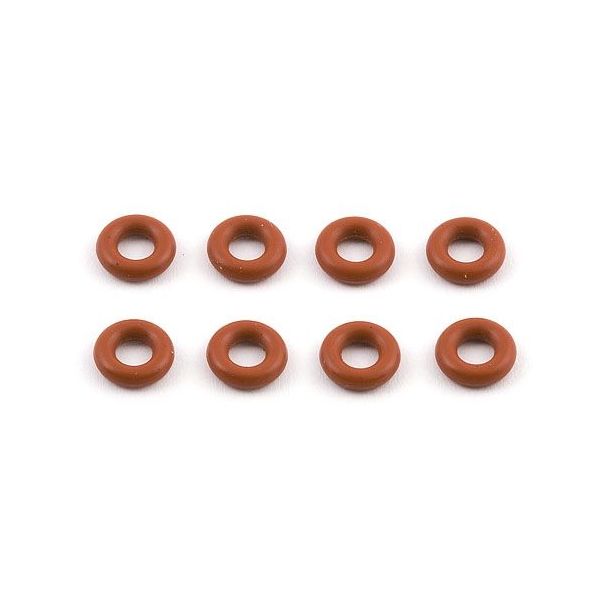 Silikonové O-kroužky olejových tlumičů, 8 ks.