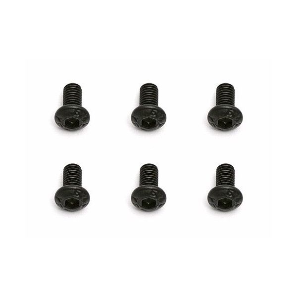 M3x6mm šroub s imbusouvou půlkulatou hlavou, 10ks.