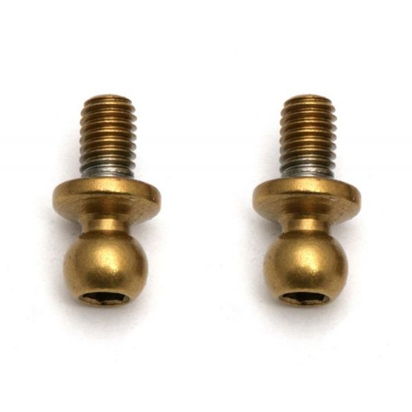 FT M3 kulové čepy, krátky krček, 5 mm délka závitu, 2 ks.