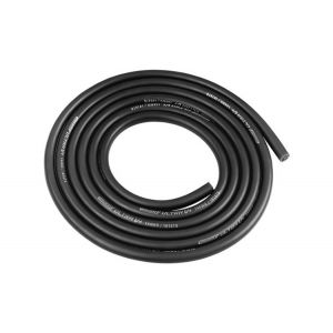 Silikonový kabel 3,5qmm, 14AWG, 1metr, černý