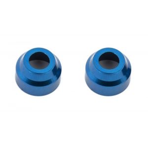 B64 hliníkové čepičky CVA poloosy, modré, 2 ks.