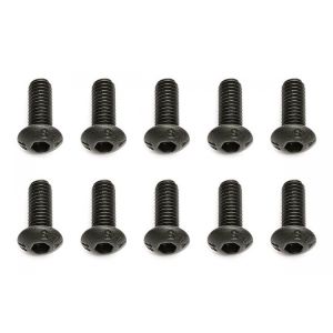 M3x8mm šroub s imbusouvou půlkulatou hlavou, 10ks.