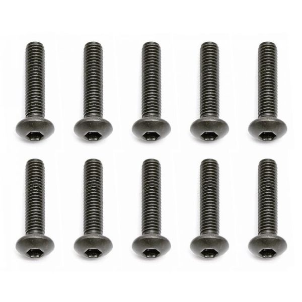 M3x14mm šroub s imbusouvou půlkulatou hlavou, 10ks.