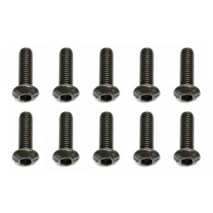 M3x10mm šroub s imbusouvou půlkulatou hlavou, 10ks.