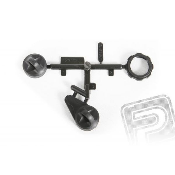 Big Bore plastové díly, čepičky 16mm