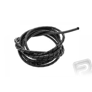 Spirálová bužírka 5x3,7 mm černá 20m