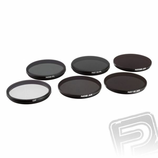 Zenmuse X5/X7 series - sada filtrů ND4/PL, ND8/PL, ND16/PL (P6002)