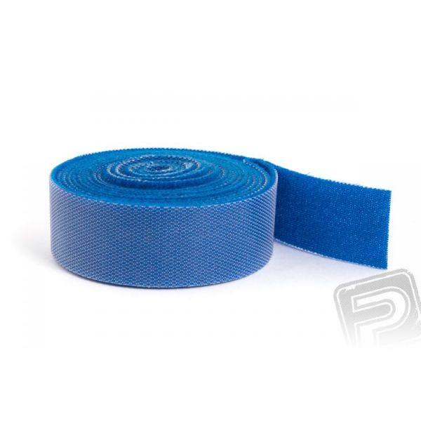 Suchý zip oboustranný 2M x 20mm - modrý
