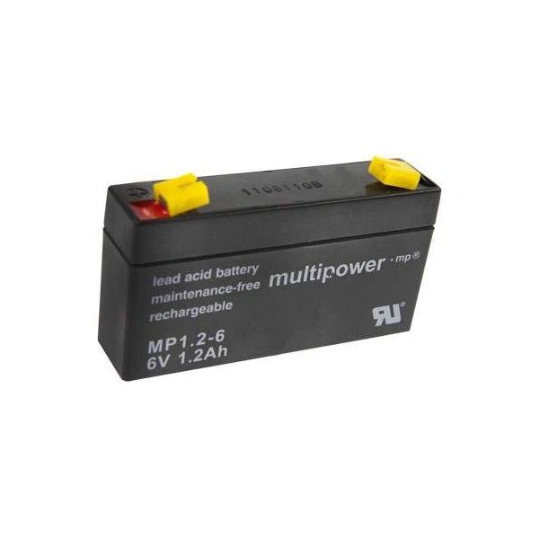 Pb akumulátor MULTIPOWER 6V/1,2Ah