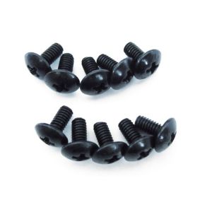 M2,5x5mm šrouby s půlkulatou hlavou, 10 ks.