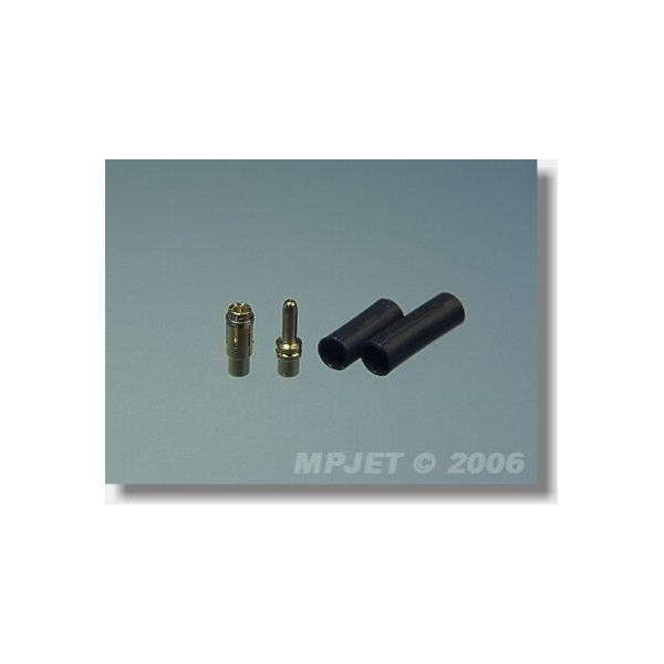 21010 Konektory MP JET gold 1,8 - pár 2 páry