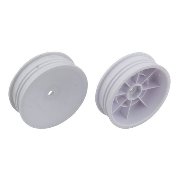 Přední disky 2.2 bílé pro 2WD (HEX 12 mm), 2 ks