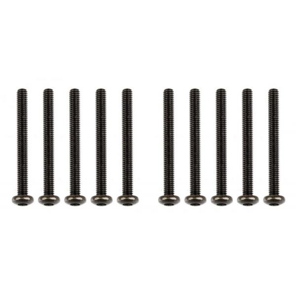 M2,5x25mm šroub s imbusouvou půlkulatou hlavou, 10ks.