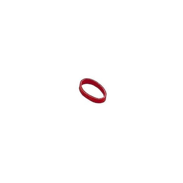 Gumová oka 25x5x1mm, červená, 20ks.
