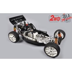 FG Leopard 2020 Competition Buggy, 2WD, čirá karoserie + centrální hydr. brzda