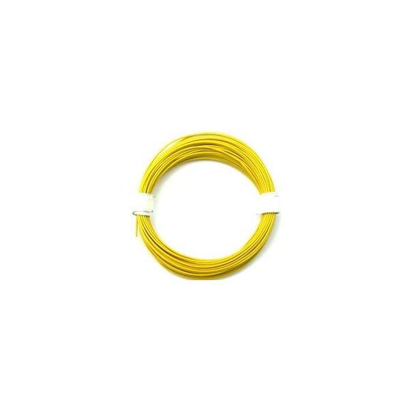 Kabel silikon 2.5mm2 1m (žlutý)