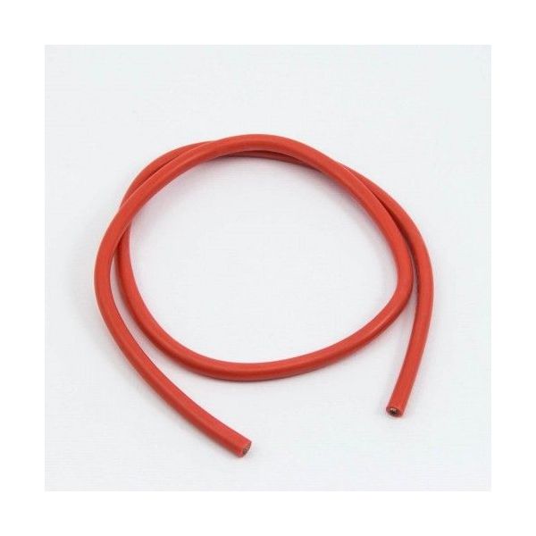 Silikonový kabel 3,3qmm, 12AWG, 500mm, červený