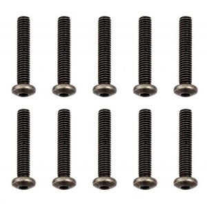 M2,5x14mm šroub s imbusouvou půlkulatou hlavou, 10ks.