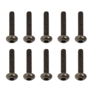 M2x10mm šroub s imbusouvou půlkulatou hlavou, 10ks.