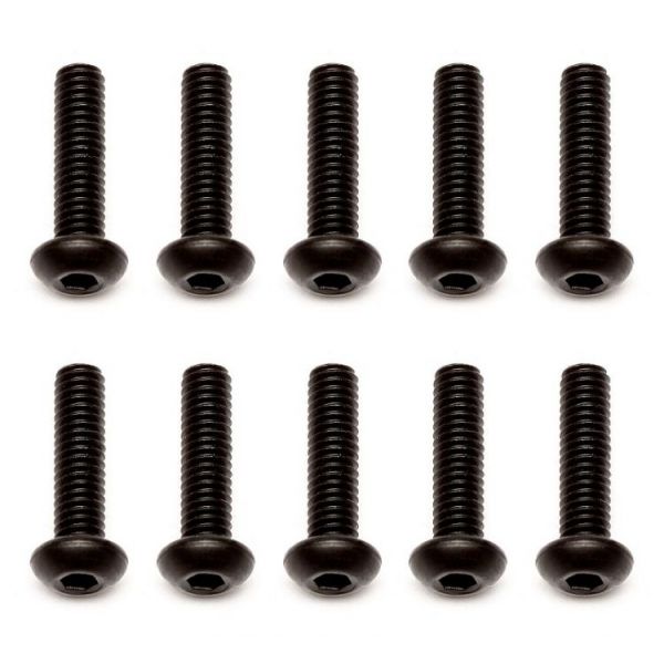 M2,5x10mm šroub s imbusouvou půlkulatou hlavou, 10ks.