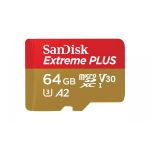 SanDisk MicroSDXC 64GB Extreme PLUS A2 UHS-I (V30) U3 + SD adaptér