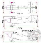 87” Pitts Challenger Žlutý Bulldog (2,2m)