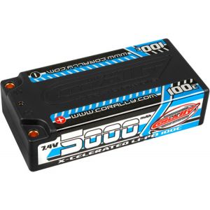 X-CELERATED 100C LiPo Shorty Hardcase-5000mAh-7.4V-G4 (35,52Wh)