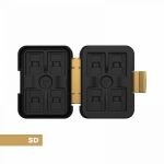 Pouzdro pro paměťové karty 24 kart (4 XQD, 4 microSD i 4 SD)