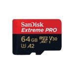 SanDisk MicroSDXC 64GB Extreme PRO A2 UHS-I (V30) U3 + SD adaptér