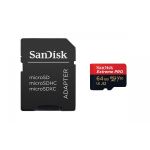 SanDisk MicroSDXC 64GB Extreme PRO A2 UHS-I (V30) U3 + SD adaptér