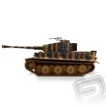 TORRO tank 1/16 RC Tiger I pozdní verze vícebarevná kamufláž - infra IR - Servo