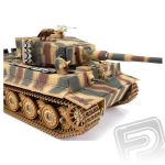 TORRO tank 1/16 RC Tiger I pozdní verze vícebarevná kamufláž - infra IR - Servo